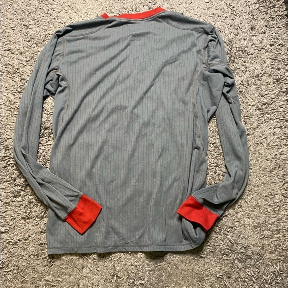 🍍 Nike Pro Combat gray Dry-Fit Long-sleeve shirt- Men Size: XL🍍S-1